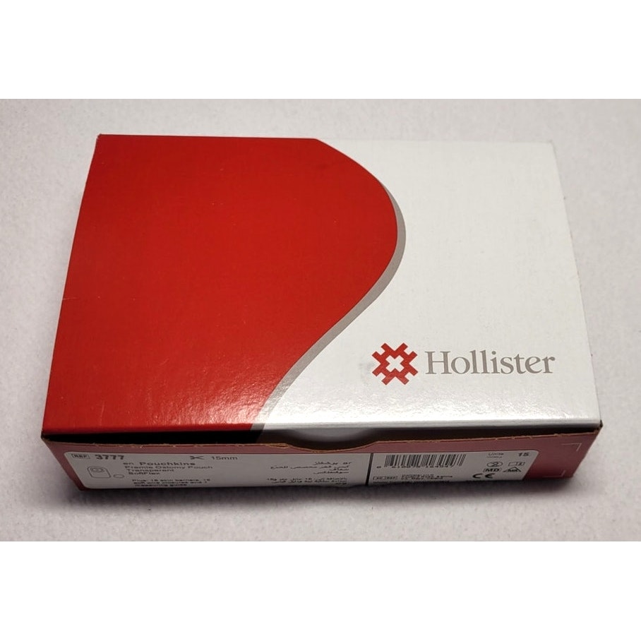 Hollister 3777 Pouchkins Premie Newborn Ostomy Pouch 14 Pc Clear Softflex 45